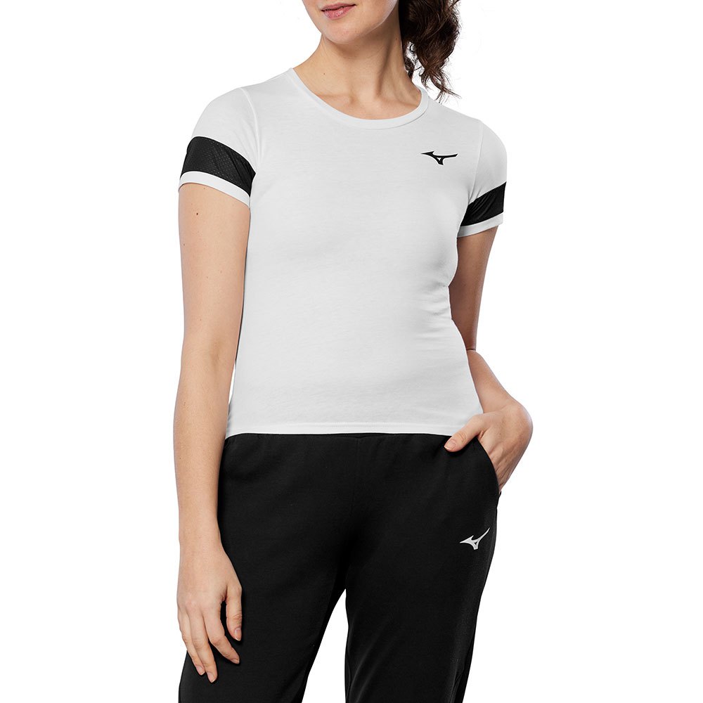 Mizuno Athletics Short Sleeve T-shirt Weiß XS Frau von Mizuno