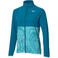 Mizuno Charge Printed Trainingsjacke Damen in blaugrau von Mizuno