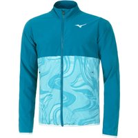 Mizuno Charge Printed Trainingsjacke Herren in blaugrau, Größe: L von Mizuno