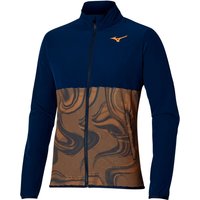 Mizuno Charge Printed Trainingsjacke Herren in dunkelblau, Größe: L von Mizuno