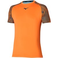 Mizuno Charge Shadow T-Shirt Herren in orange, Größe: L von Mizuno