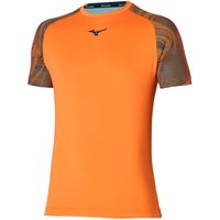 Mizuno Charge Shadow T-Shirt Herren in orange von Mizuno