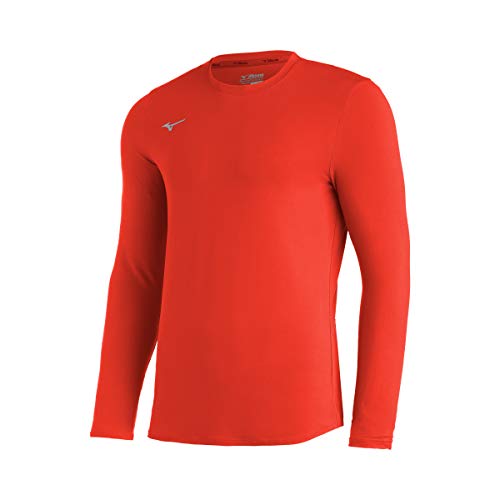 Mizuno Comp Diamond Long Sleeve Crew, Orange, Large Mizuno Comp Diamond Long Sleeve Crew, Orange, Large von Mizuno