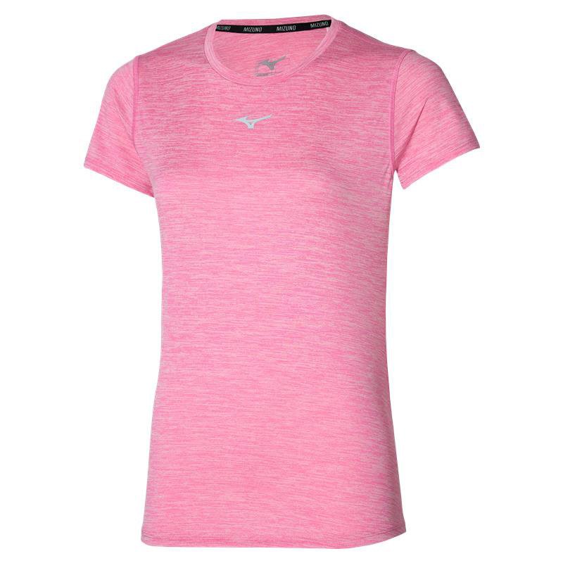 Mizuno Core Short Sleeve T-shirt Rosa L Frau von Mizuno