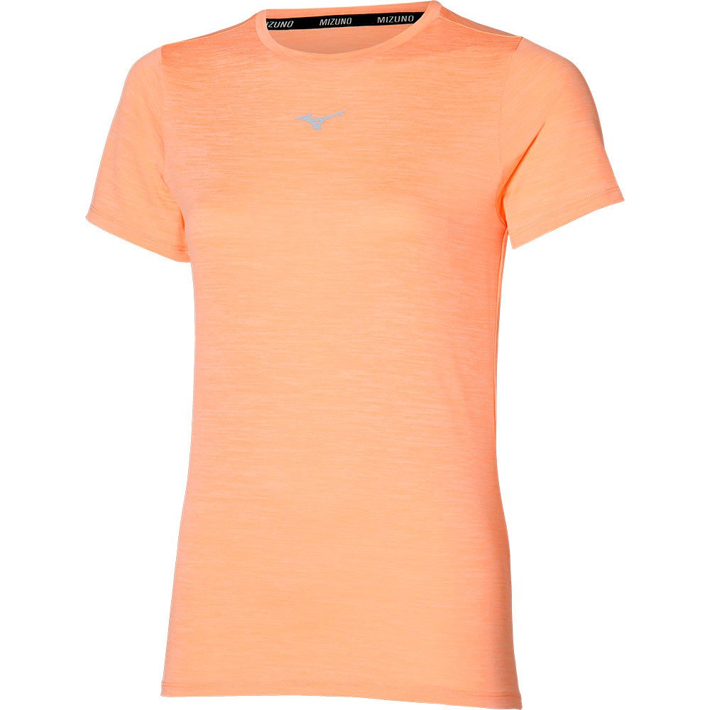 Mizuno Core Short Sleeve T-shirt Orange M Frau von Mizuno