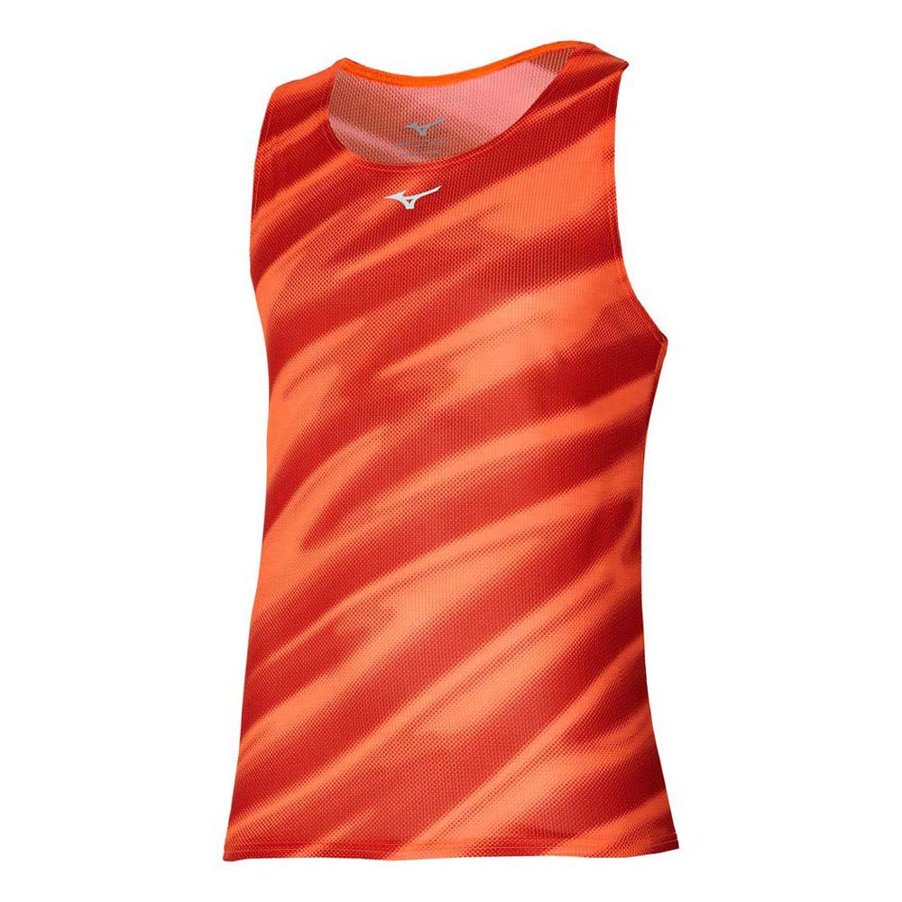 Mizuno Daf Graphic Sleeveless T-shirt Orange XL Mann von Mizuno