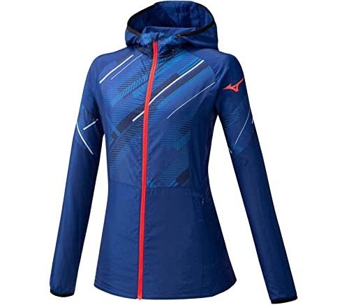 Mizuno Damen Bedruckte Jacke, Mazarine Blue, XL Mizuno Damen Bedruckte Jacke, Mazarine Blue, XL von Mizuno