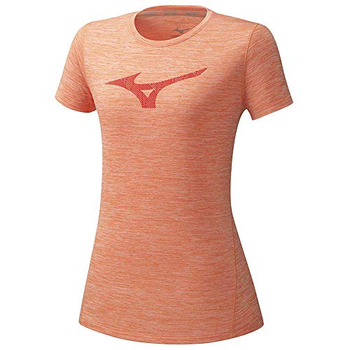 Mizuno Damen Core Graphic RB T-Shirt, Fusion Coral, S von Mizuno