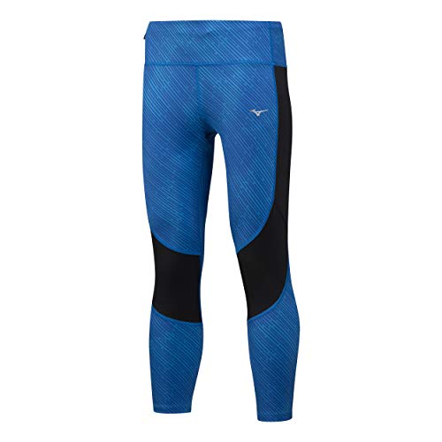 Mizuno Damen Impulse Printed Tight-Blau, Schwarz Hosen, S von Mizuno