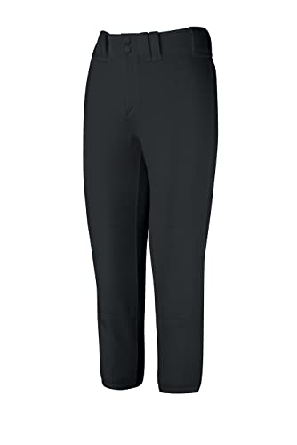 Mizuno Erwachsene Damen Softball-Hose mit Gürtel und niedriger Taille von Mizuno