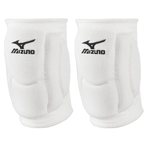 Mizuno Elite 9 SL2 Volleyball-Knieschoner, Weiß, Größe S von Mizuno