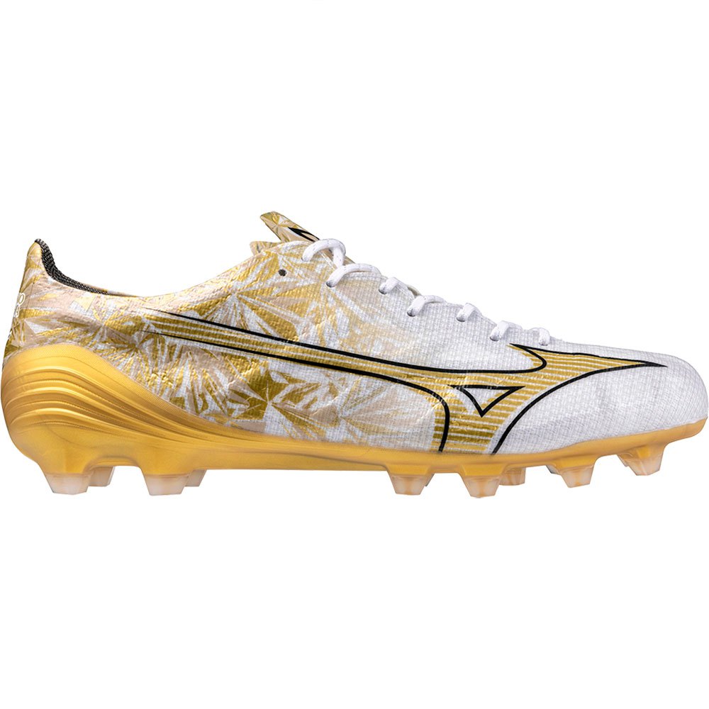 Mizuno Alpha Elite Md Football Boots Weiß,Golden EU 43 von Mizuno