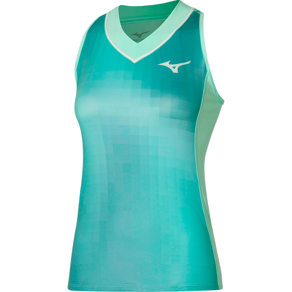 Mizuno Frontier Sleeveless T-shirt Grün M Frau Mizuno Frontier Sleeveless T-shirt Grün M Frau von Mizuno