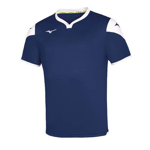Mizuno Game Shirt Runbird Herren T-Shirt, Herren, Unterhemd, P2EA750070, Navy/White, L Mizuno Game Shirt Runbird Herren T-Shirt, Herren, Unterhemd, P2EA750070, Navy/White, L von Mizuno