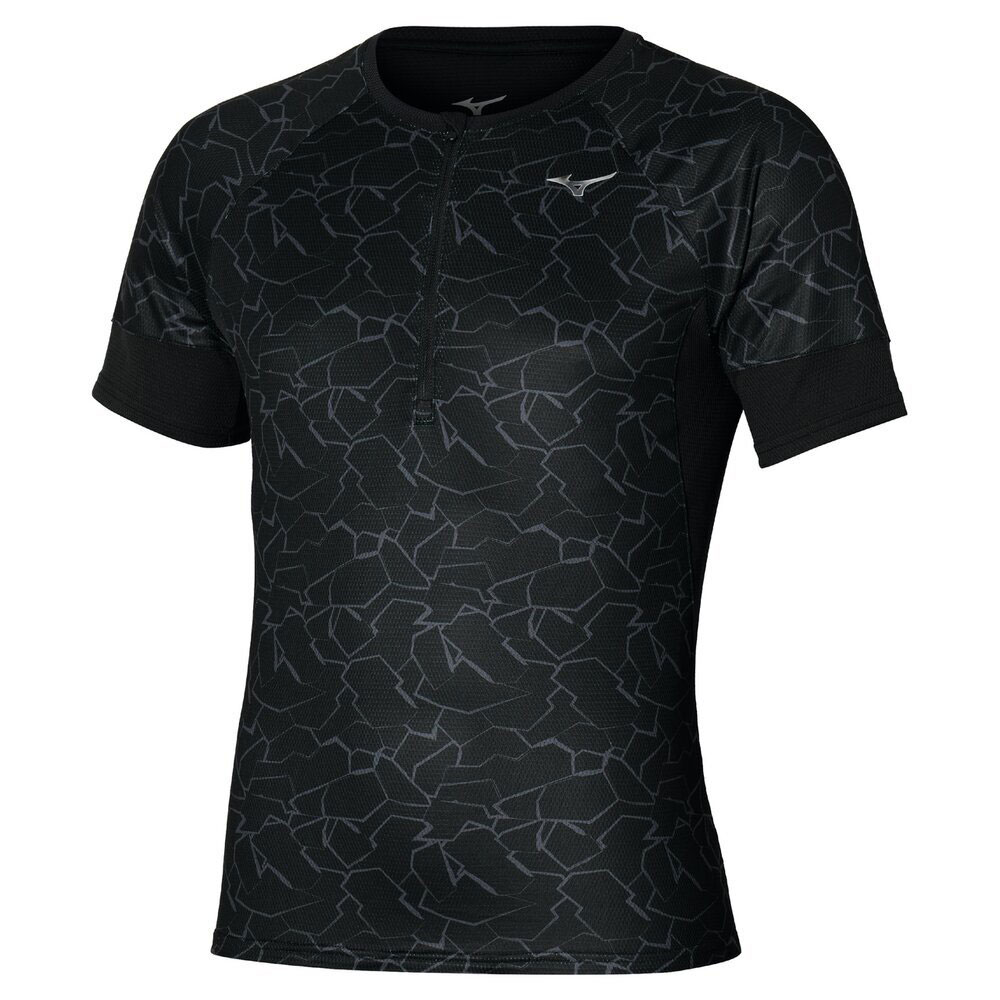 Mizuno Graphic Trail Short Sleeve T-shirt Schwarz S Mann Mizuno Graphic Trail Short Sleeve T-shirt Schwarz S Mann von Mizuno