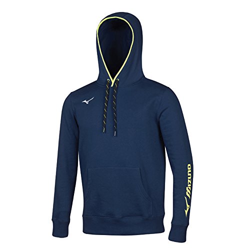 Mizuno Herren Mizuno hoodie sweatshirt, Navy/White, XL EU Mizuno Herren Mizuno hoodie sweatshirt, Navy/White, XL EU von Mizuno