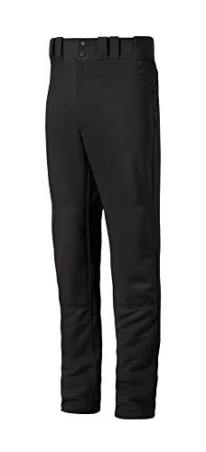 Mizuno Herren Pant G2 Premier Pro Baseballhose für Erwachsene mit gesäumtem offenem Boden, Schwarz, X-Large von Mizuno