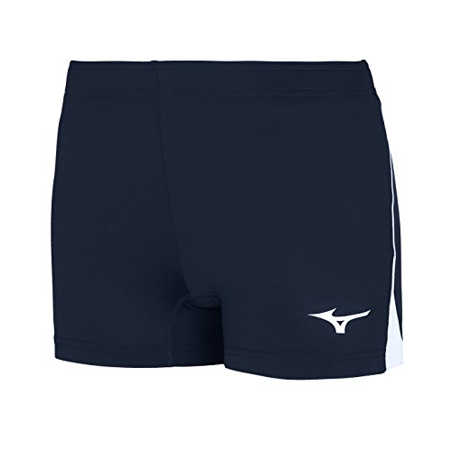 Mizuno High-KYU Tight W Shorts für Damen S Navy/White von Mizuno