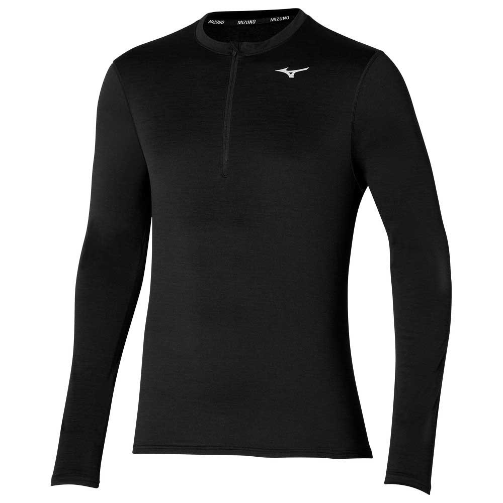 Mizuno Impulse Core Half Zip Long Sleeve T-shirt Schwarz L Mann von Mizuno