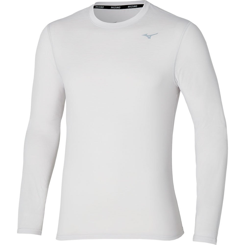 Mizuno Impulse Core Long Sleeve T-shirt Weiß L Mann von Mizuno