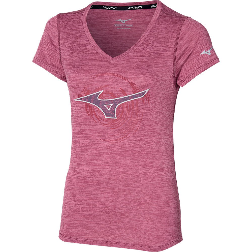 Mizuno Impulse Core Rb Short Sleeve T-shirt Rosa XL Frau von Mizuno