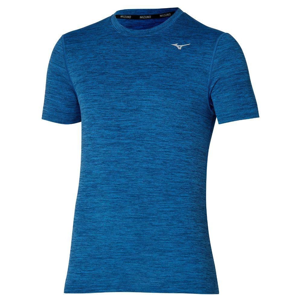 Mizuno Impulse Core Short Sleeve T-shirt Blau L Mann von Mizuno