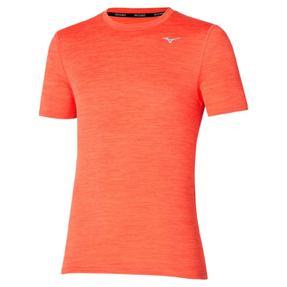 Mizuno Impulse Core Short Sleeve T-shirt Orange S Mann von Mizuno