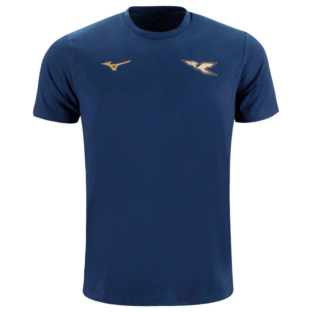 Mizuno Lazio 125th Short Sleeve T-shirt Blau S Mizuno Lazio 125th Short Sleeve T-shirt Blau S von Mizuno