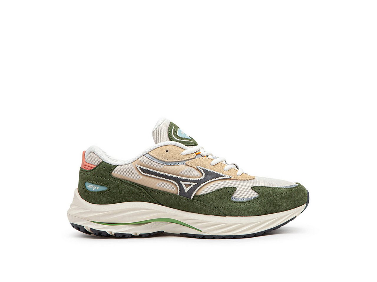 Mizuno Mizuno Wave Rider Beta (Beige / Grün) Sneaker von Mizuno