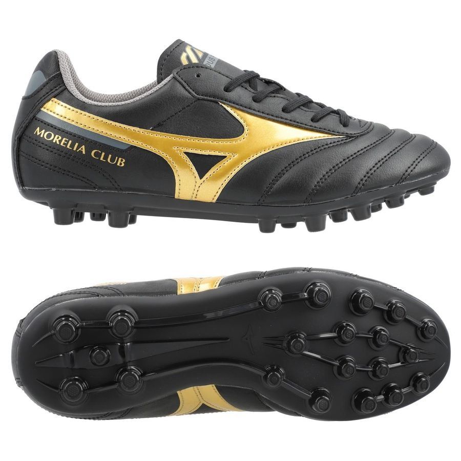 Mizuno Morelia II Club AG Aurum - Schwarz/Gold/Grau Kinder von Mizuno