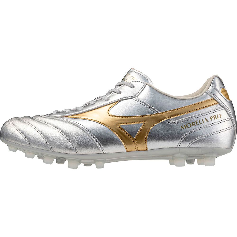 Mizuno Morelia Ii Pro Ag Football Boots Silber EU 44 1/2 von Mizuno