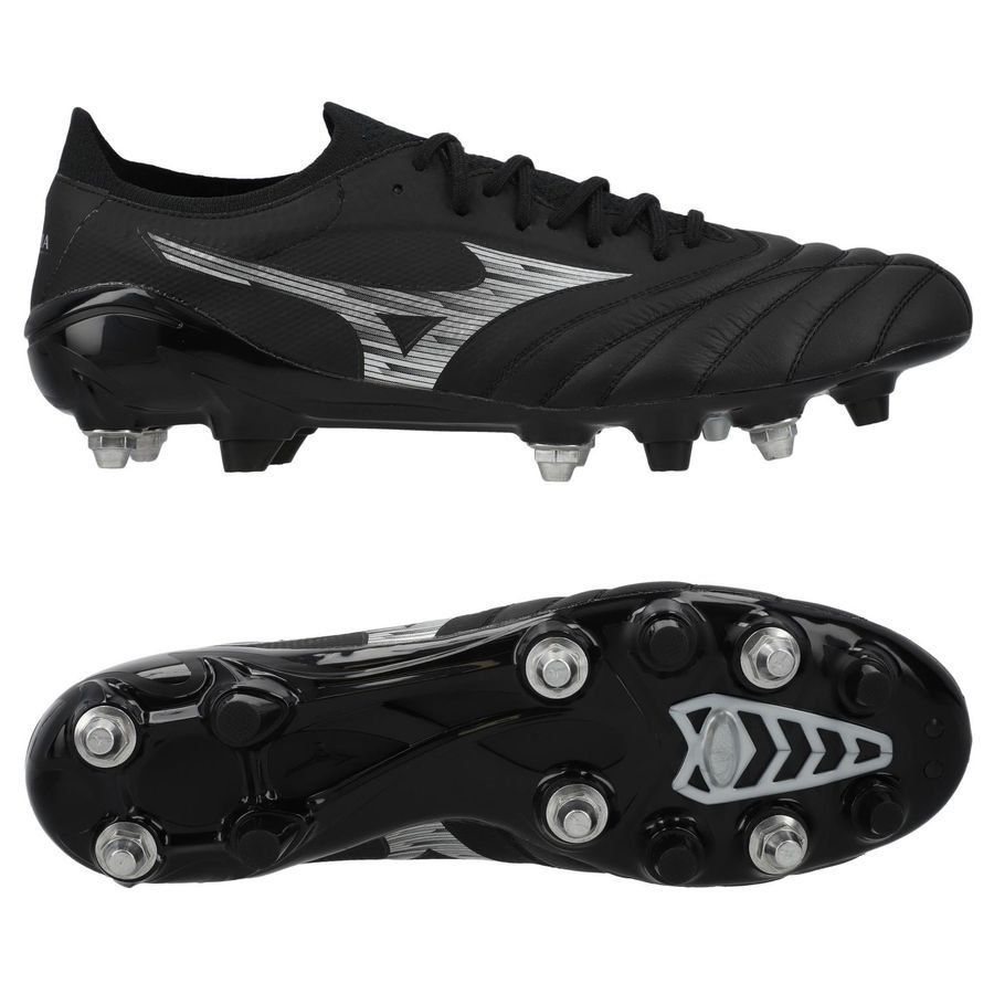 Mizuno Morelia Neo IV Beta Elite SG Unlimited Black - Schwarz/Silber/Schwarz Mizuno Morelia Neo IV Beta Elite SG Unlimited Black - Schwarz/Silber/Schwarz von Mizuno