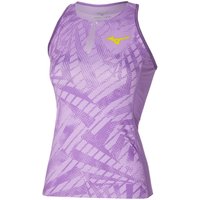 Mizuno Mugen Printed Tank-Top Damen in flieder, Größe: XL von Mizuno