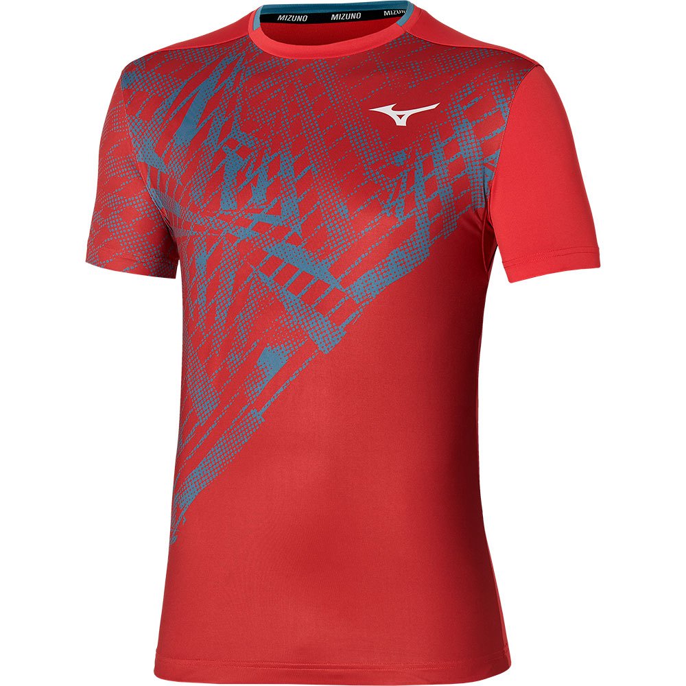 Mizuno Mugen Shadow Graphic Short Sleeve T-shirt Rot XL Mann von Mizuno