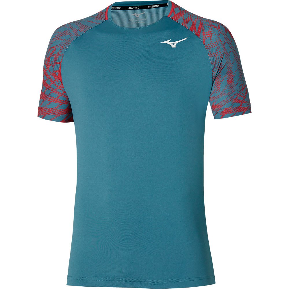 Mizuno Mugen Shadow Short Sleeve T-shirt Blau L Mann von Mizuno