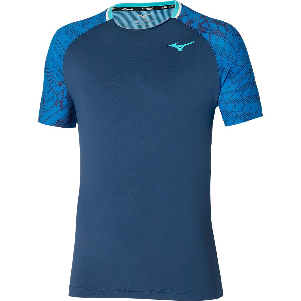 Mizuno Mugen Shadow Short Sleeve T-shirt Blau XL Mann von Mizuno