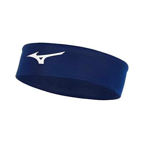 Mizuno Player-Stirnband, Marineblau, Einheitsgröße Mizuno Player-Stirnband, Marineblau, Einheitsgröße von Mizuno