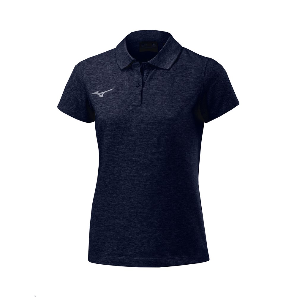 Mizuno Shizuoka Short Sleeve Polo Blau L Frau von Mizuno