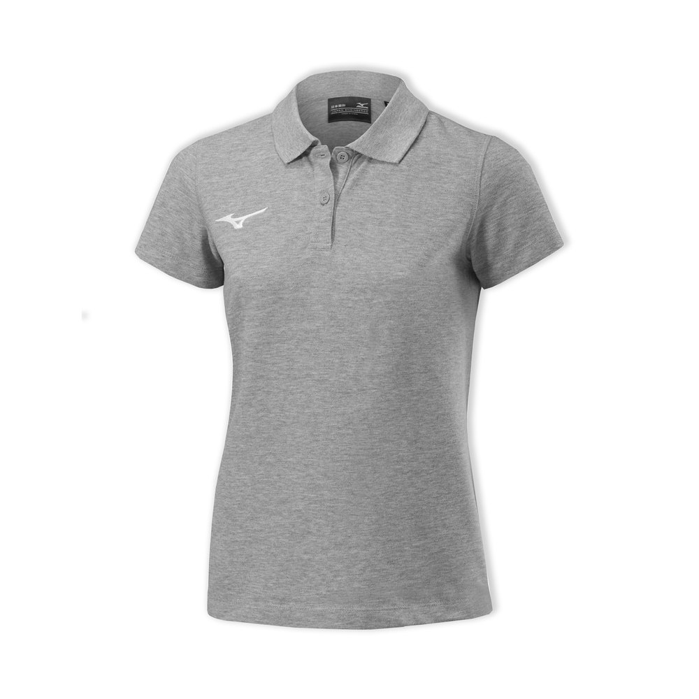 Mizuno Shizuoka Short Sleeve Polo Grau M Frau Mizuno Shizuoka Short Sleeve Polo Grau M Frau von Mizuno