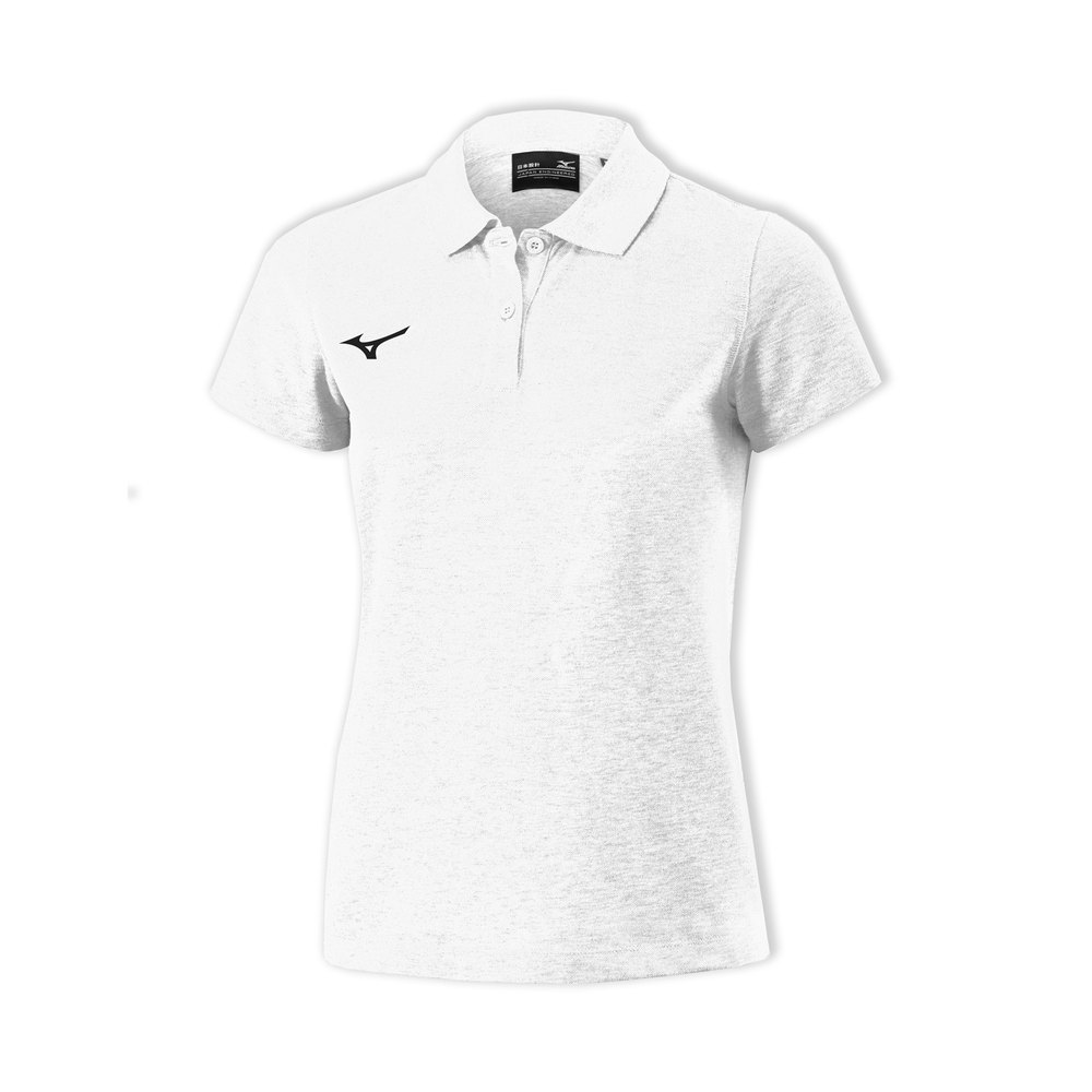 Mizuno Shizuoka Short Sleeve Polo Weiß L Frau von Mizuno