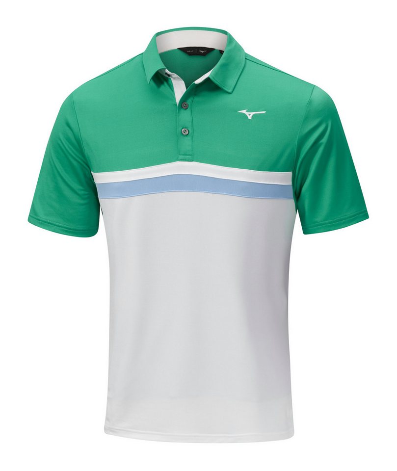 Mizuno Poloshirt Mizuno Golf Polo Quick Dry Horizon Grün-Weiß Herren XL Mizuno Poloshirt Mizuno Golf Polo Quick Dry Horizon Grün-Weiß Herren XL von Mizuno