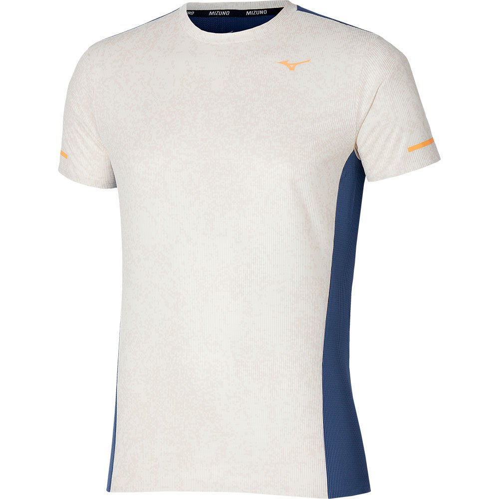 Mizuno Premium Aero Short Sleeve T-shirt Weiß L Mann von Mizuno