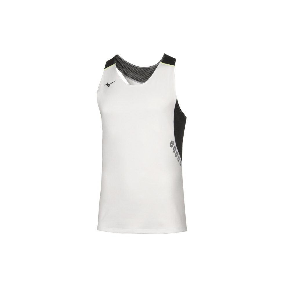 Mizuno Premium Jpn Sleeveless T-shirt Weiß L Mann von Mizuno