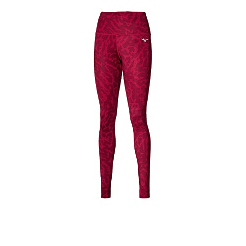 Mizuno Printed Running Tights Persian Red L Mizuno Printed Running Tights Persian Red L von Mizuno