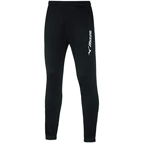 Mizuno Sendai Training Pant Herrenhose, Herren, Hose, P2ED764509, Schwarz/Weiß, XXL von Mizuno