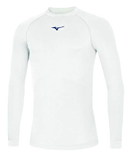 Mizuno Shirt mit Rippen, Unterwäsche, Langarm-Shirt für Judo XL Bianco Mizuno Shirt mit Rippen, Unterwäsche, Langarm-Shirt für Judo XL Bianco von Mizuno