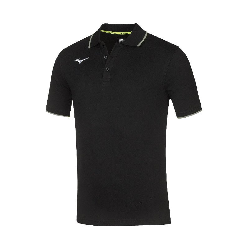 Mizuno Short Sleeve Polo Schwarz 140 cm von Mizuno