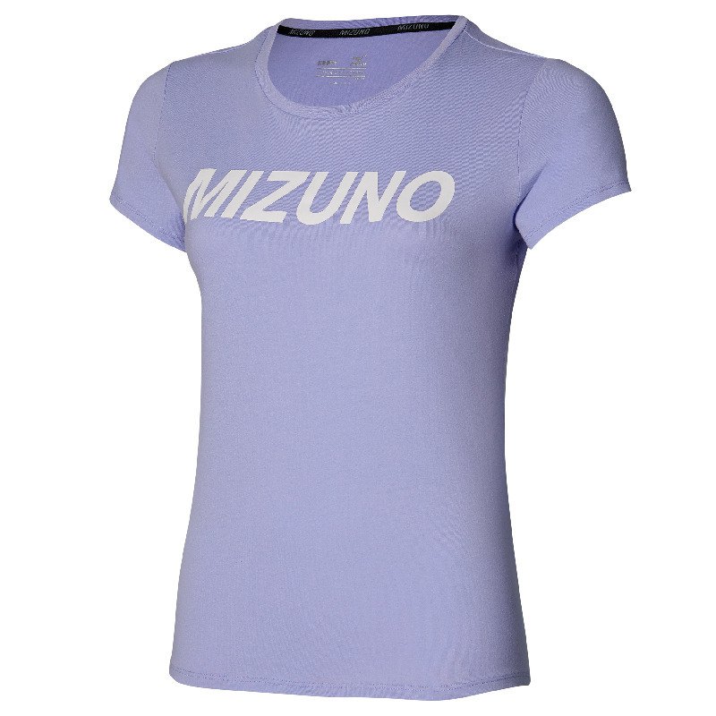 Mizuno K2ga1802 Short Sleeve T-shirt Lila M Frau von Mizuno