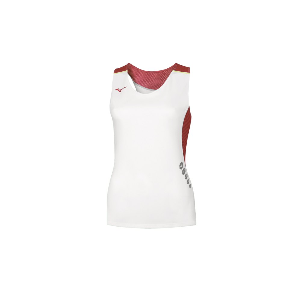 Mizuno Premium Jpn Sleeveless T-shirt Weiß M Frau von Mizuno