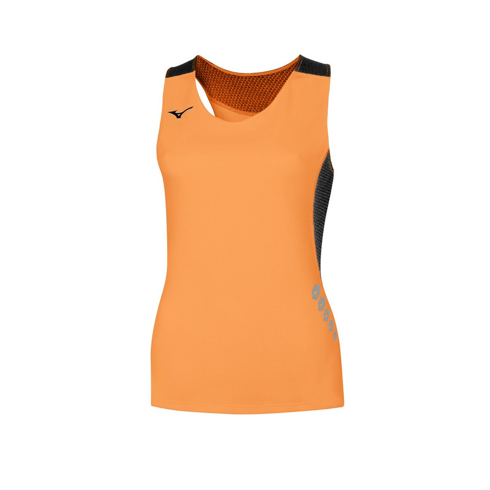 Mizuno Premium Sleeveless T-shirt Orange S Frau von Mizuno